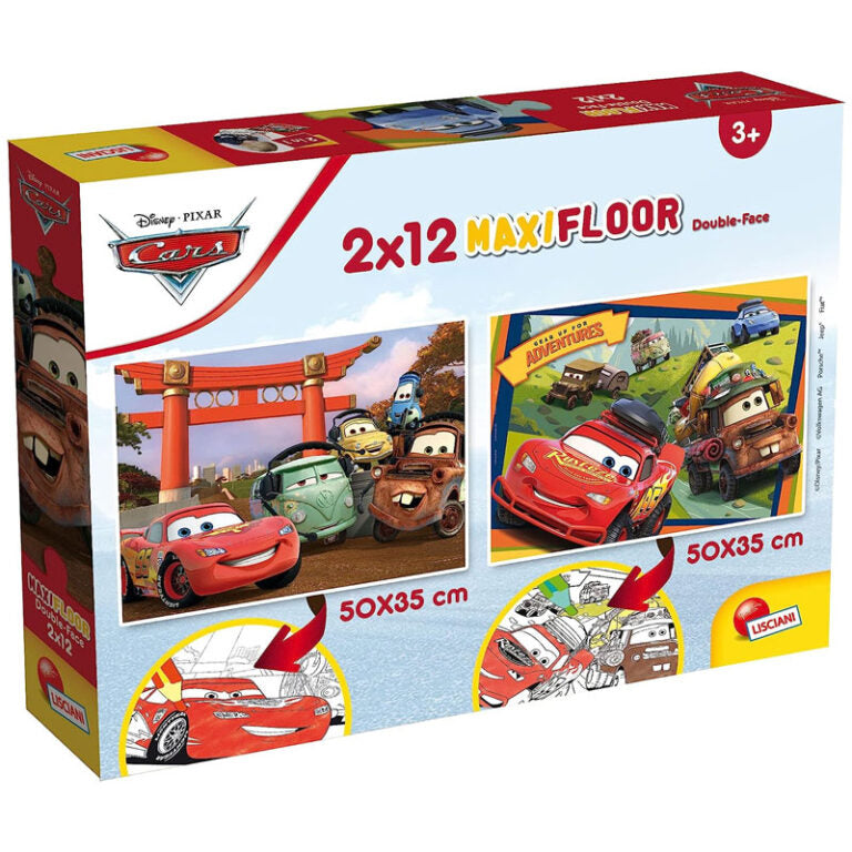Puzzle Maxi Floor 2x12 Cars