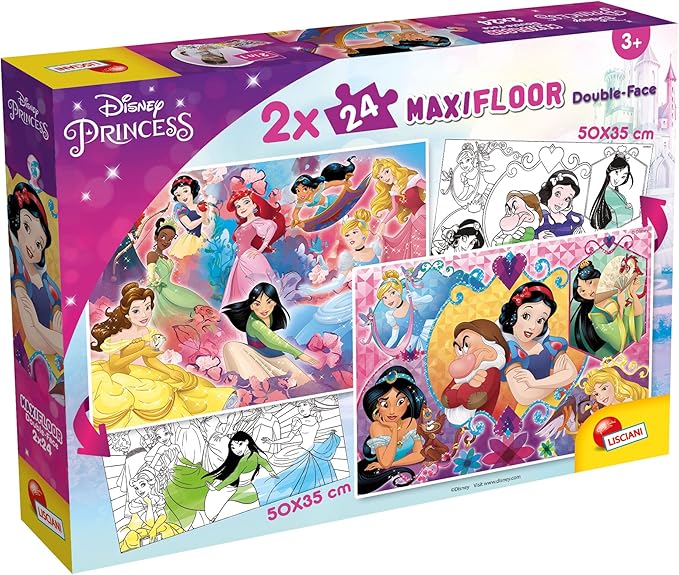 Disney Puzzle Maxi Floor 2x24 Princess
