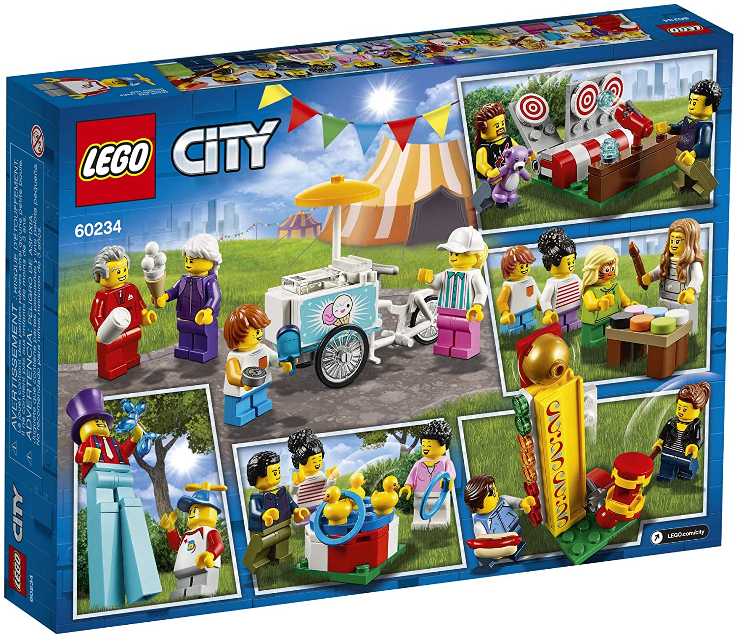 Lego city town people pack fun fair - 60234le