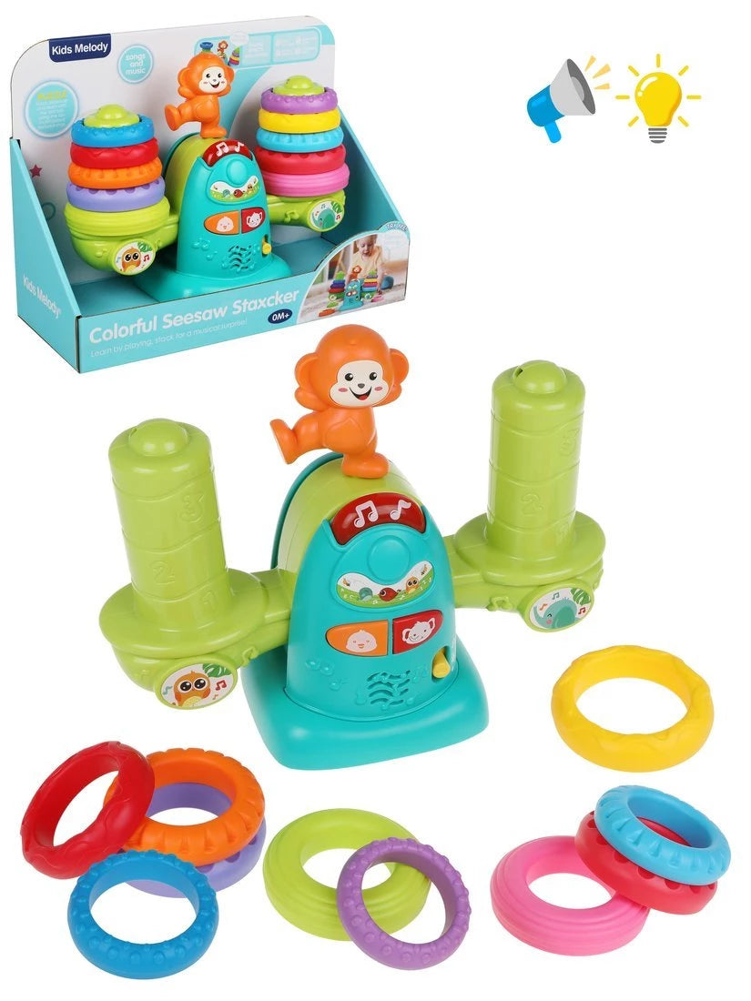 Colorful Seesaw Stacker