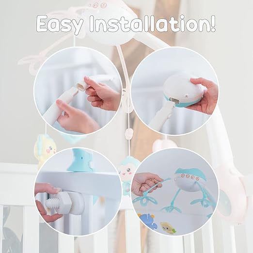 Projection and Night Light Bed Bell Blue