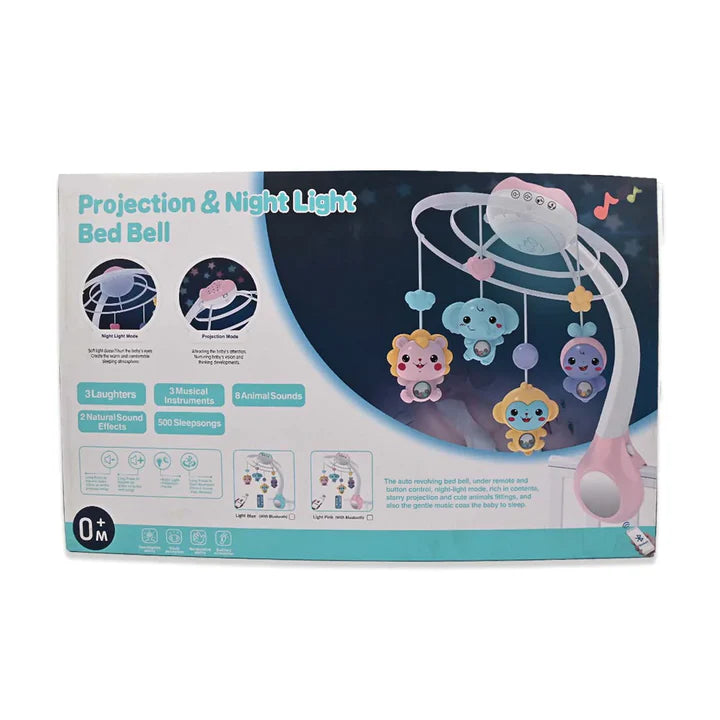 Projection Night Light Bed Bell Pink