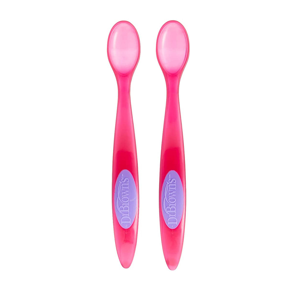 Feeding Spoon x 2 Pink