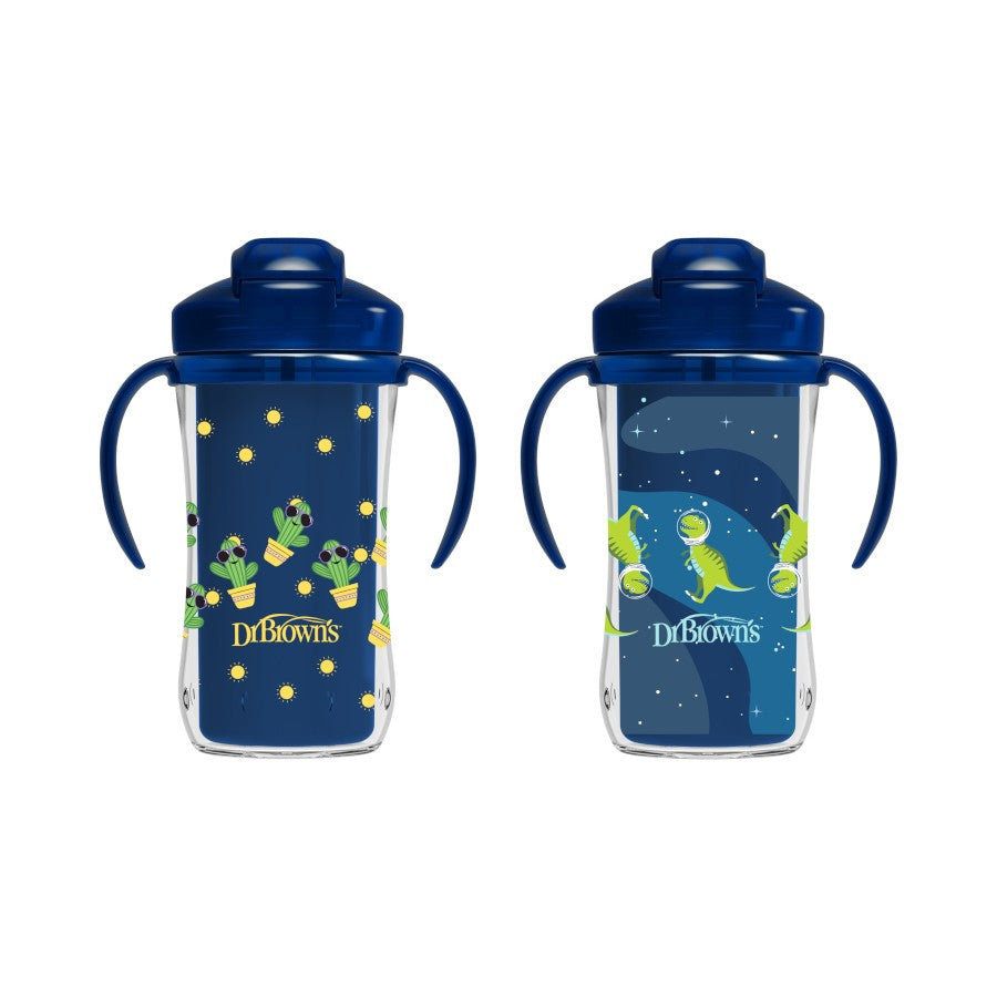 Insulated Straw Cup 300 Ml Blue