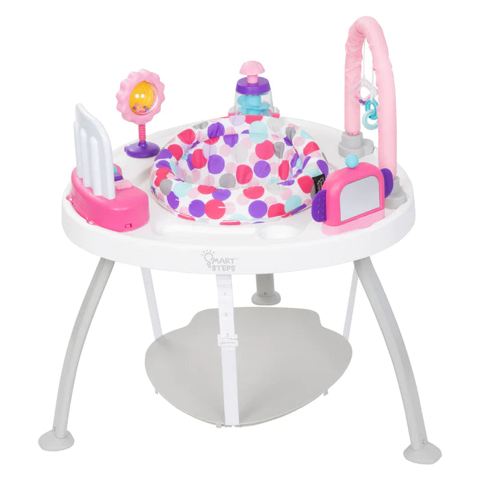 Baby trend bounce n play activity center pink