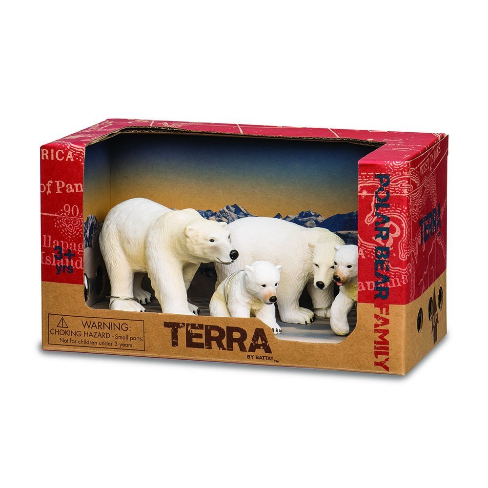 Terra polar bear family