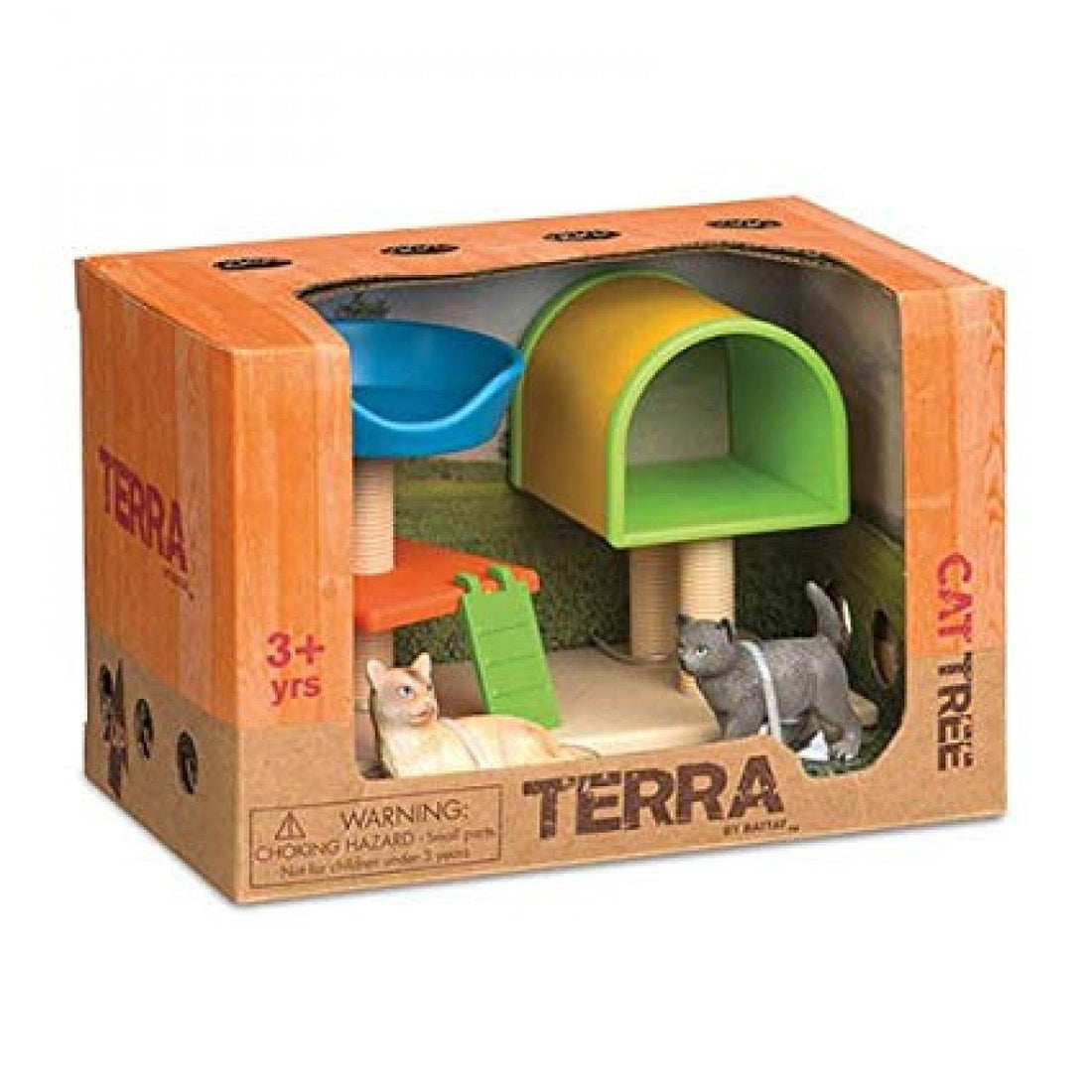 Terra Cats house &amp; basket