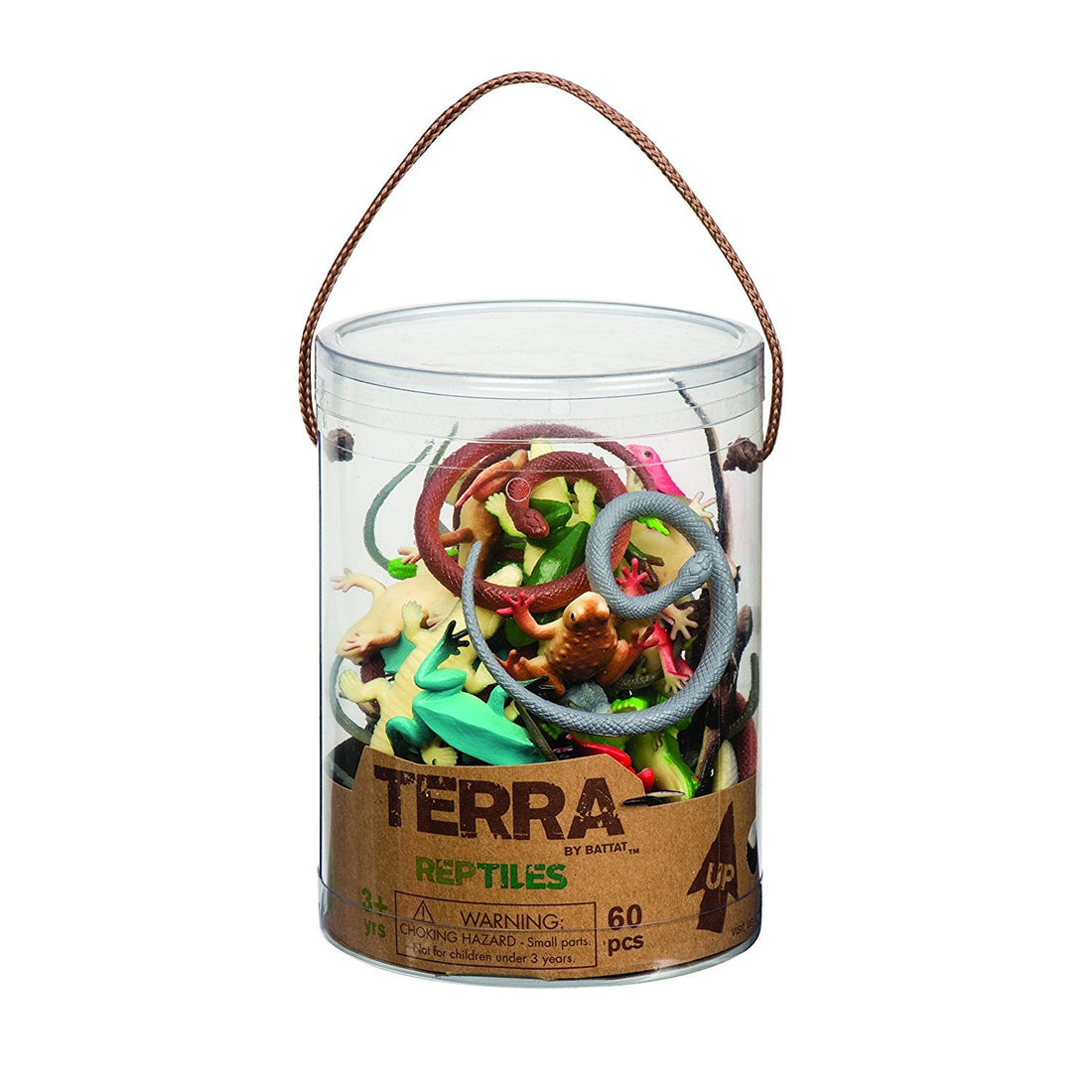 Terra reptiles in tube