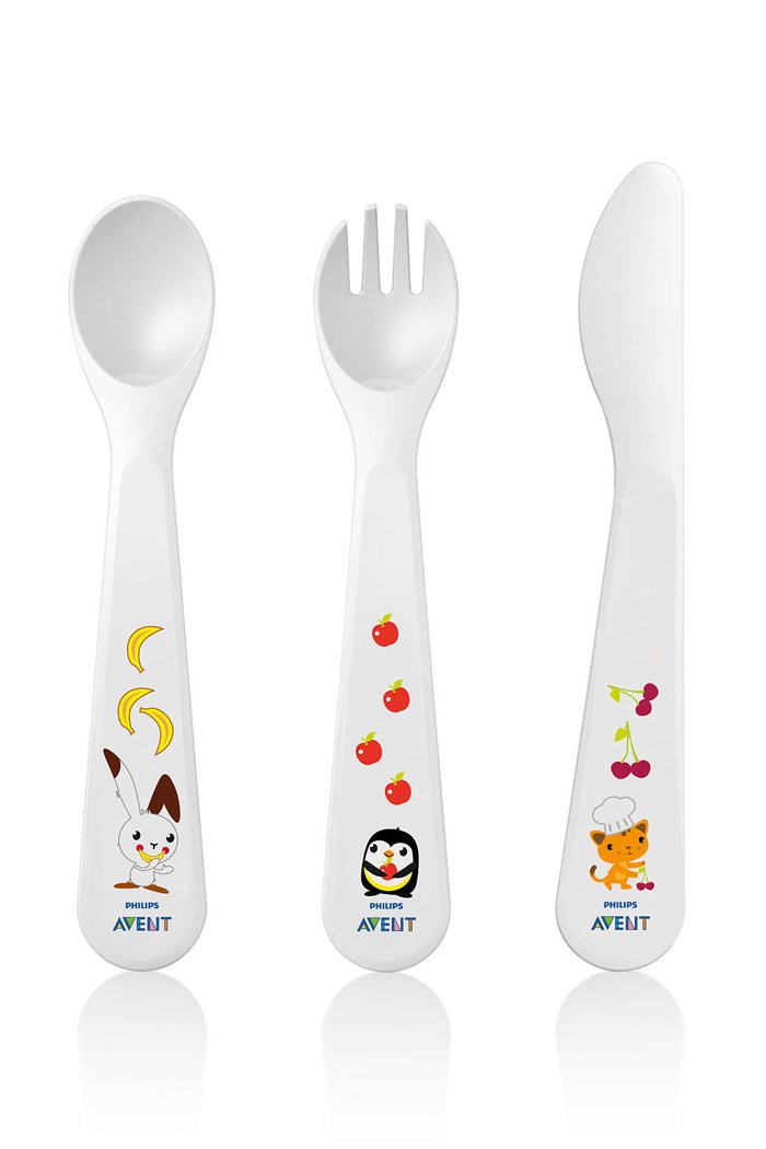 Philips avent knife fork &amp; spoon 18m+