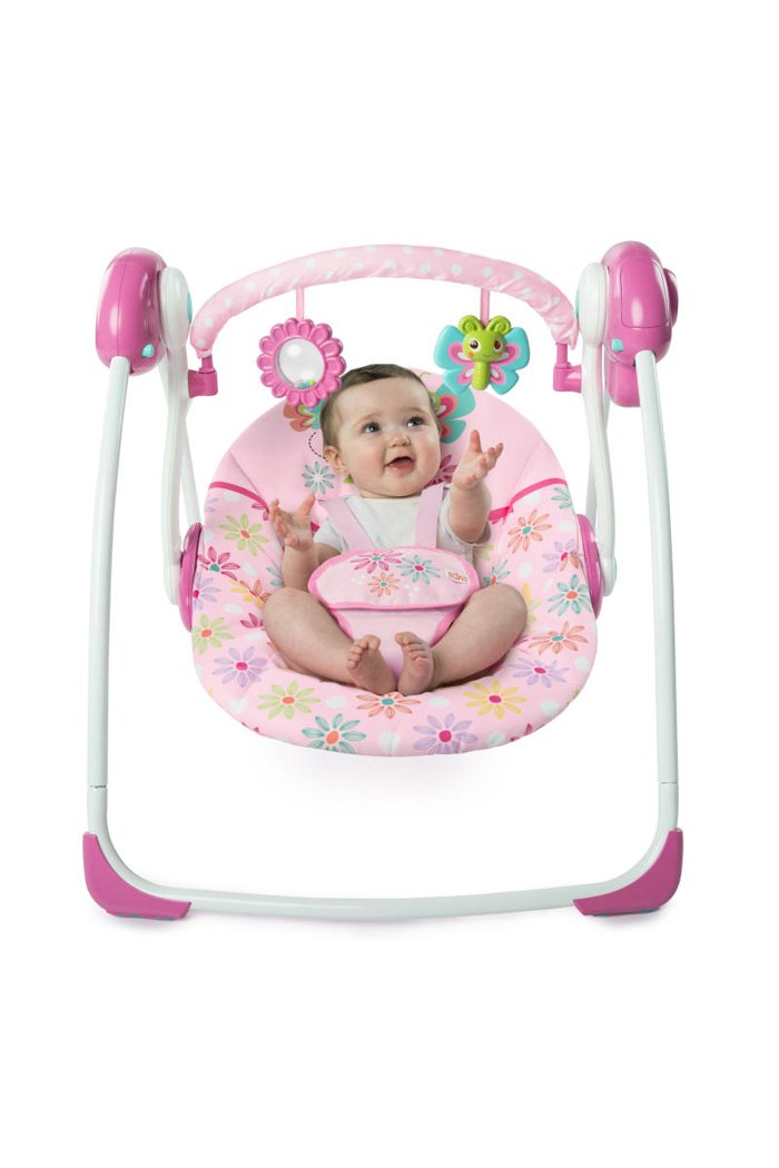 Bright starts butterfly dreams portable swing