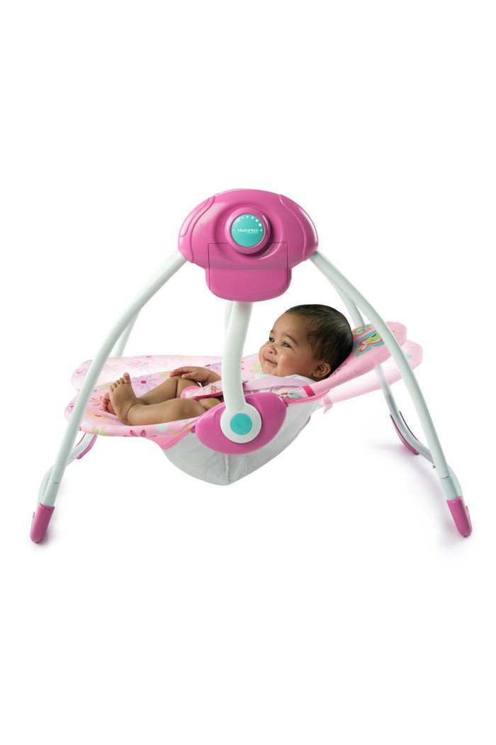 Bright starts butterfly dreams portable swing