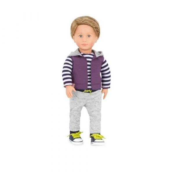 Our generation raphael boy doll w/hoodie