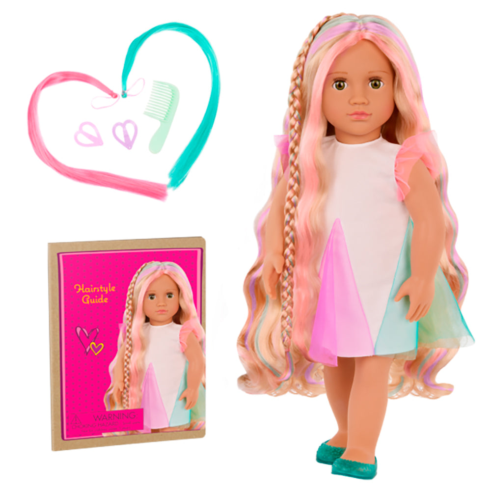 OG Tessie, Rainbow Hair Grow Doll