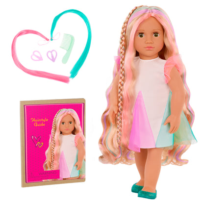 OG Tessie, Rainbow Hair Grow Doll