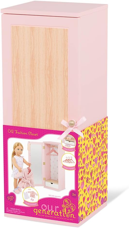 Our Generation Wooden Wardrobe