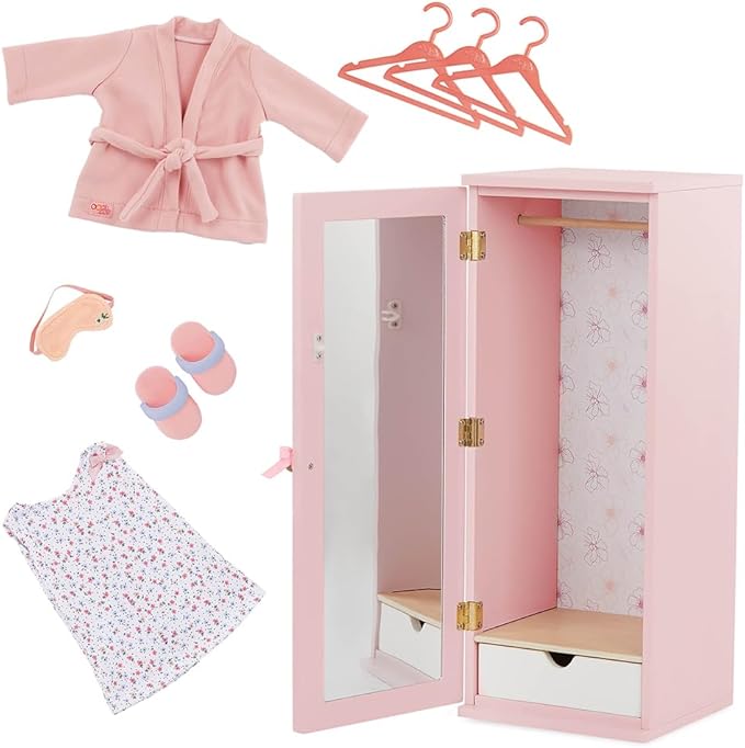 Our Generation Wooden Wardrobe