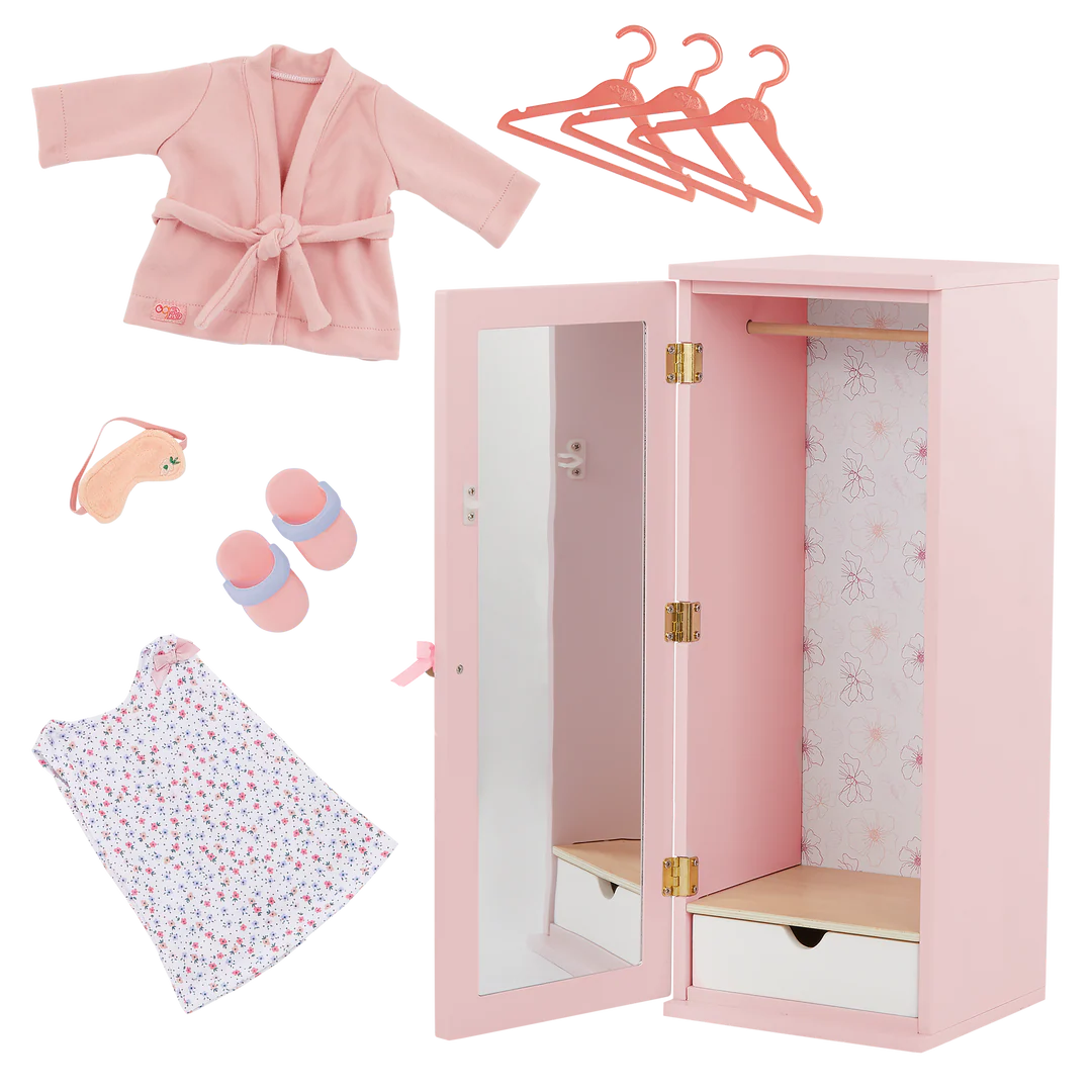 Our Generation Wooden Wardrobe