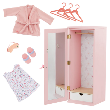 Our Generation Wooden Wardrobe