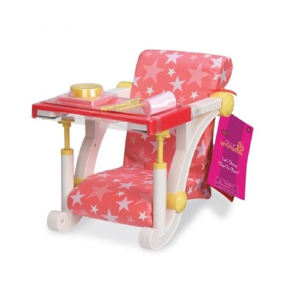 Our generation clip-on-chair (pink &amp; stars)