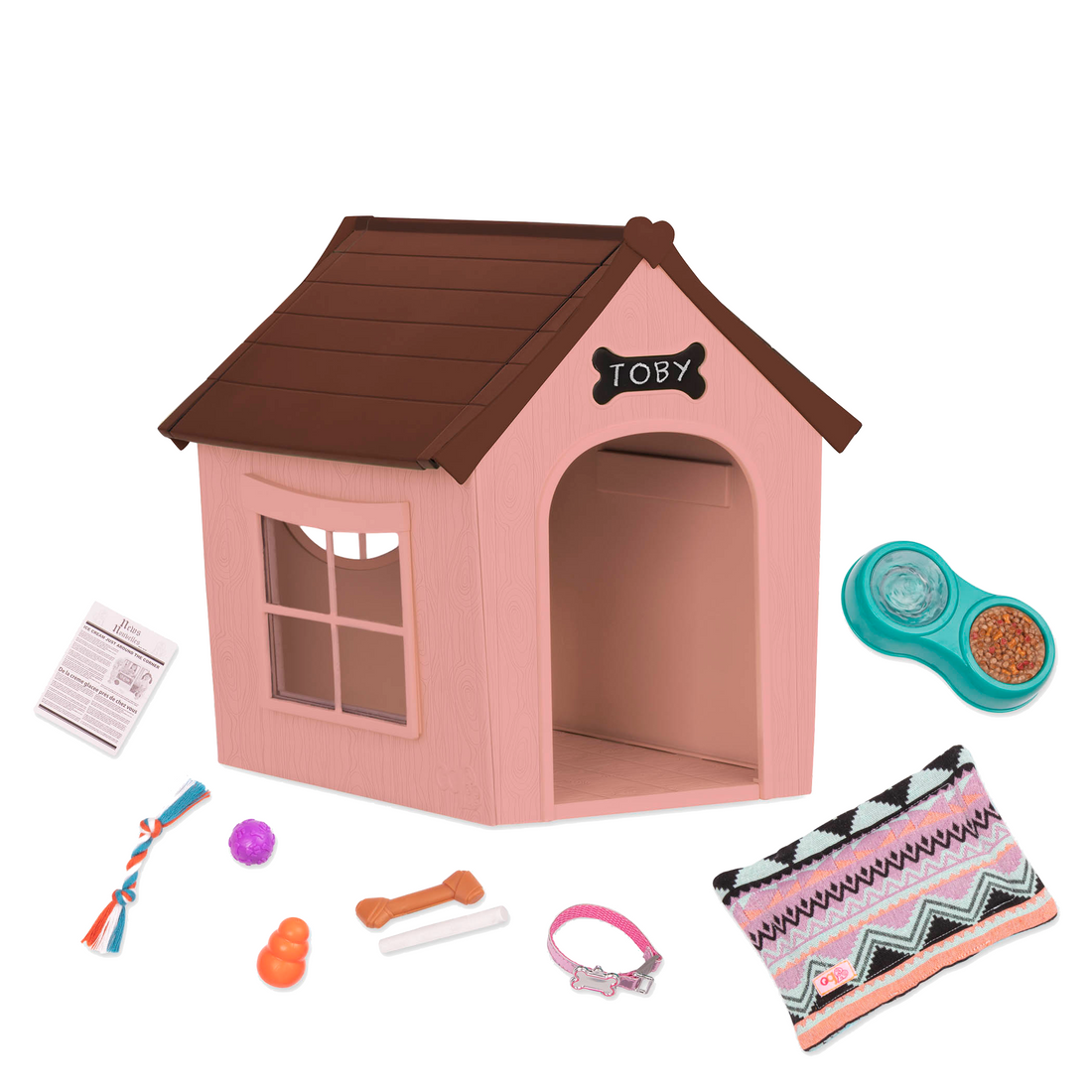 Our generation deluxe dog house set