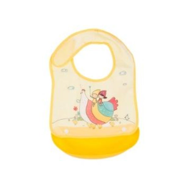 Chipolino bib happy meal yellow