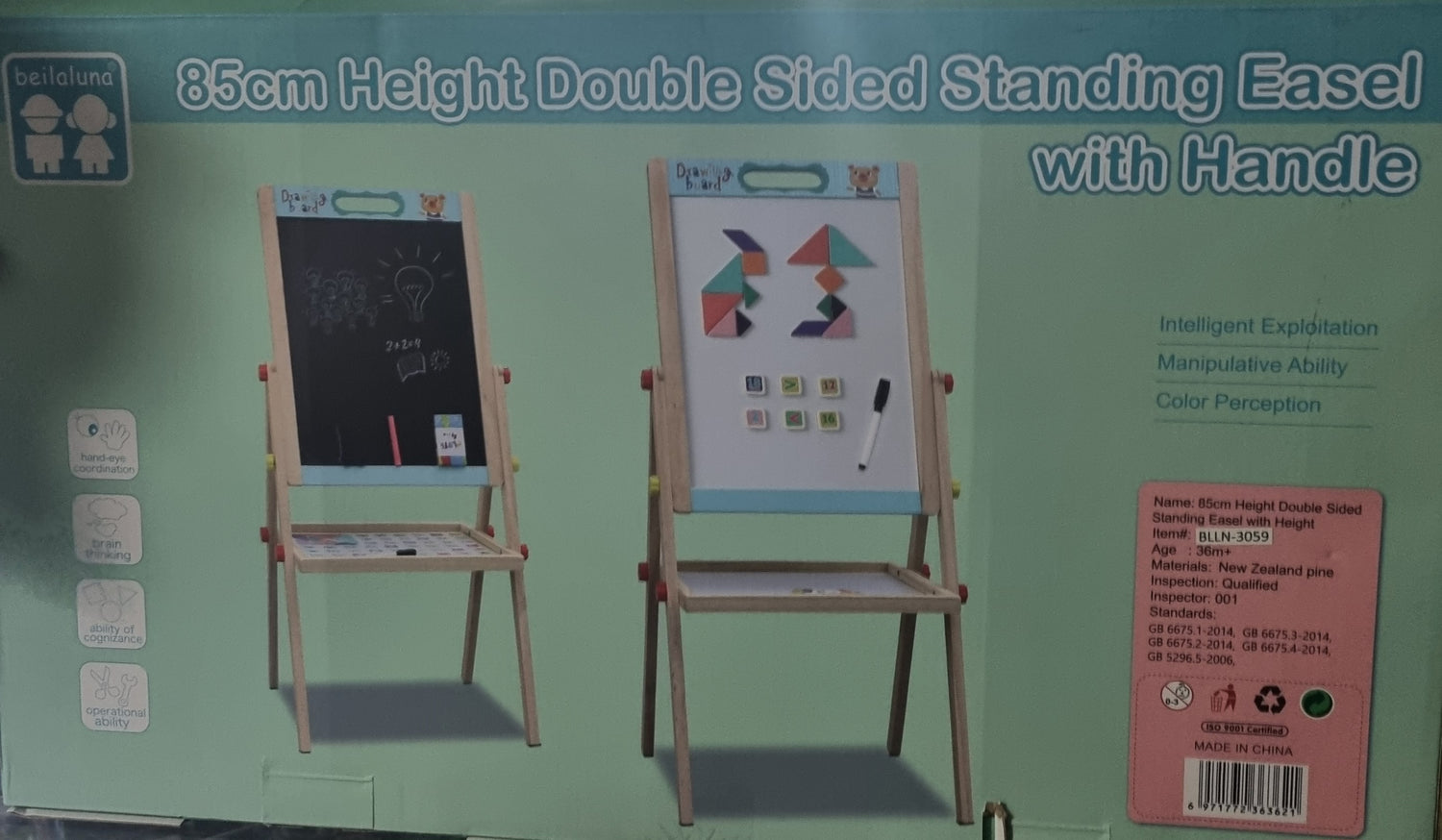 Double Sided Standing Easel with Handle