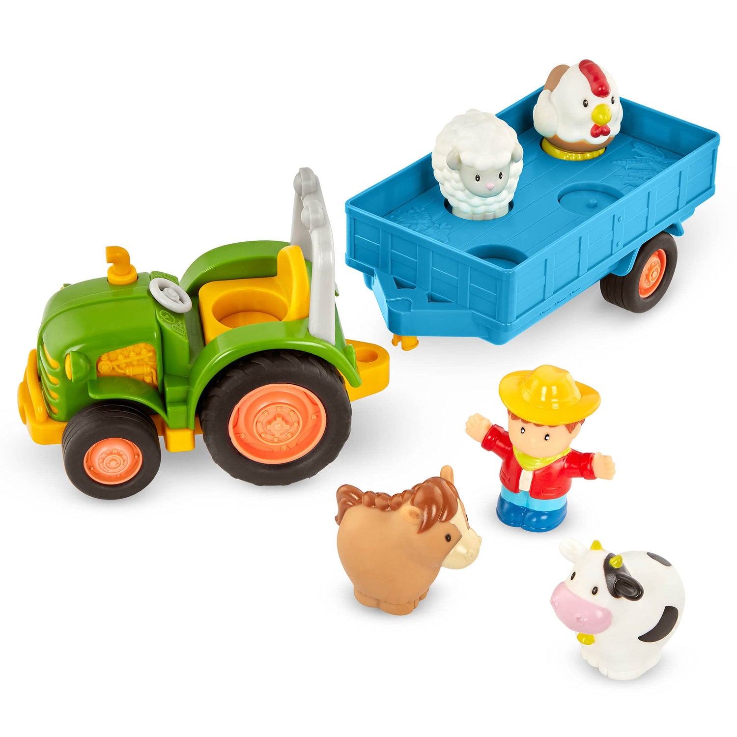 Battat lights &amp; sounds tractor with animals