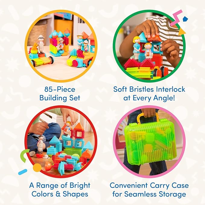 Battat Bristle Blocks 85 pcs