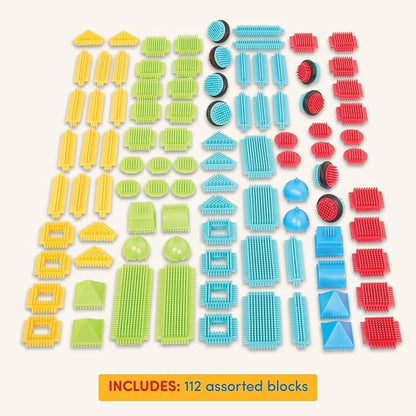 Battat Builder Bristle Blocks 112 pcs