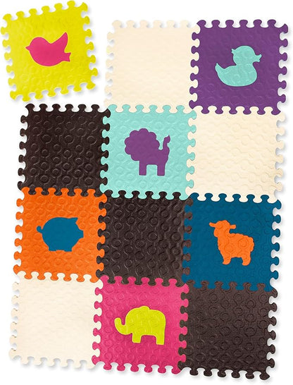 B Dot Animal Puzzle Mat