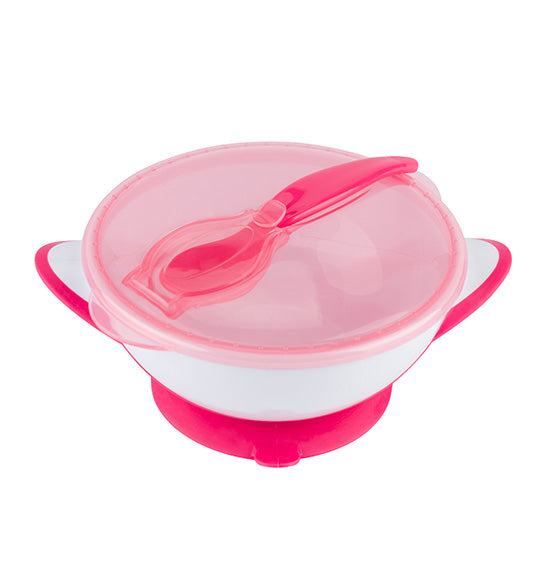 Baby Suction Bowl Spoon Blue