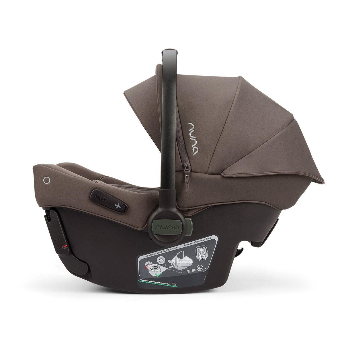 NUNA Stroller Triv Next Chestnut with Pipa Urban ISOFIX Car Seat