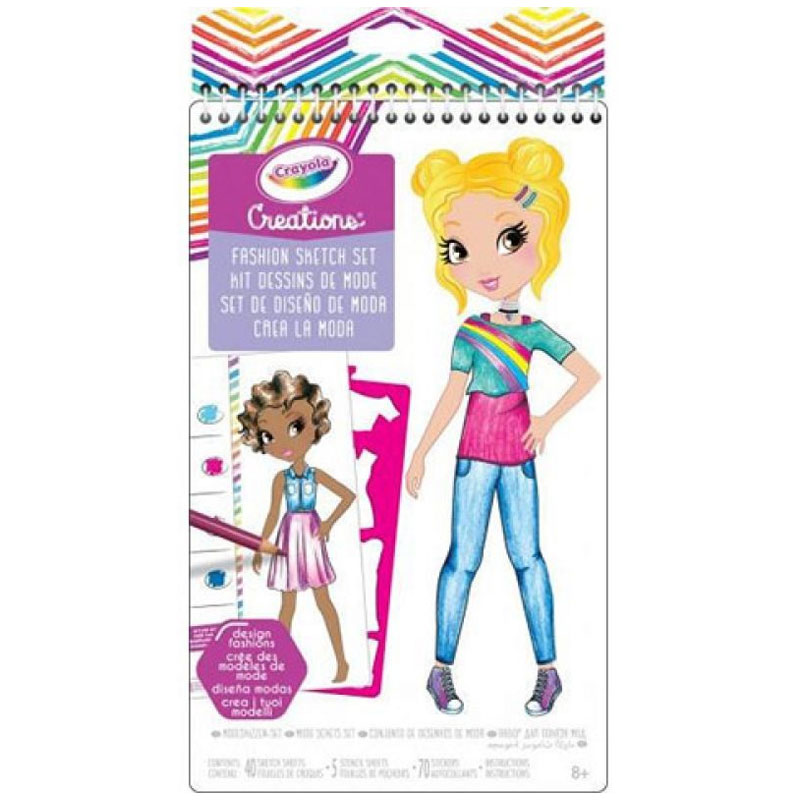 Crayola Creations Fashion Sketch Set