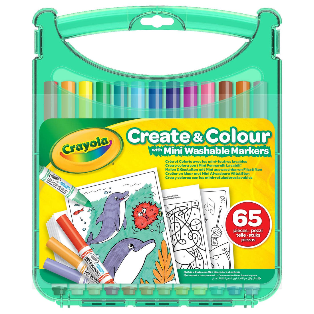 Create & Color with Mini Washable Markers