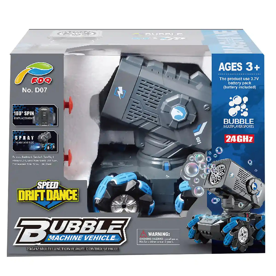 Bubble Machine Vehicle