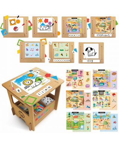 Wooden Desk Writing School
