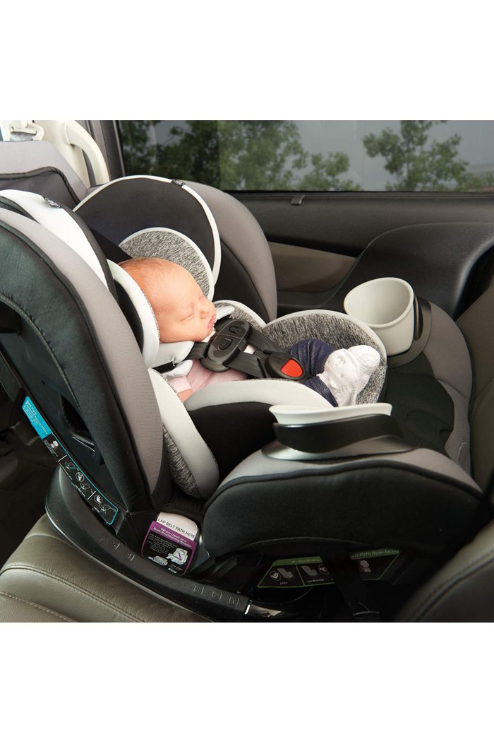 Evenflo everystage lx all-in-one car seat (gamma) - grey