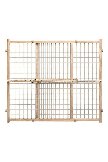 Evenflo position and lock tall natural wood baby gate, 79-127cm