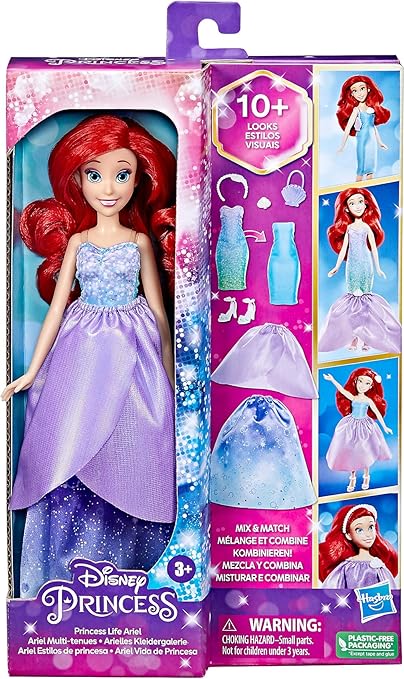 Disney Hasbro Princess Princesses Life Doll Model Ariel
