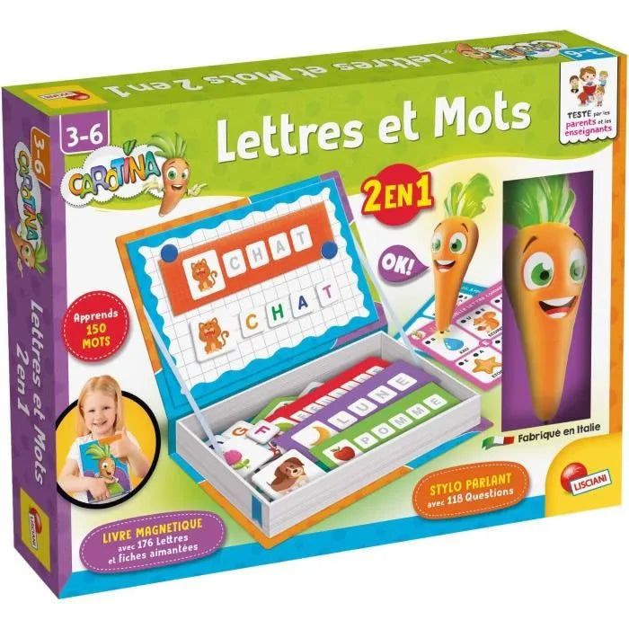 Carotina Stylo Parlant Lettres Et Mots 2 En 1