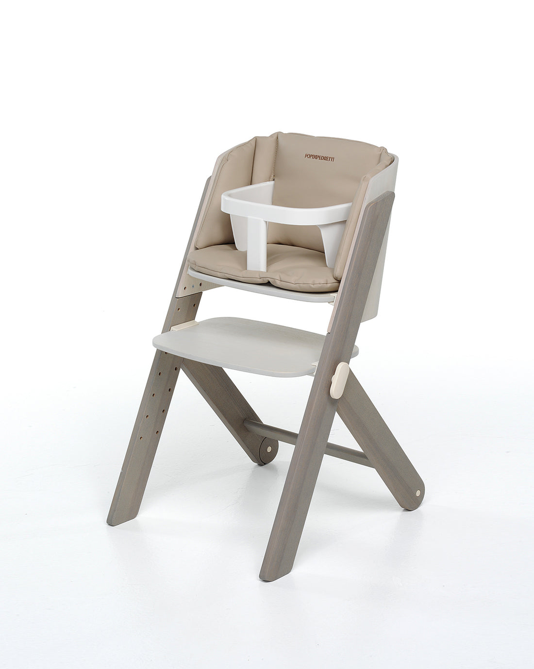 Foppa Tiramisu Wooden Highchair Grey/White