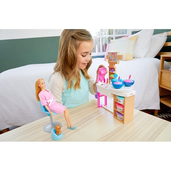 Barbie Face Mask SPA Day Playset