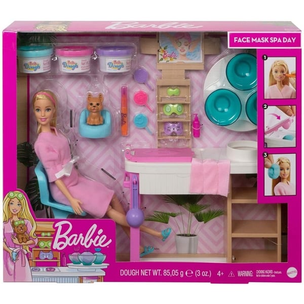 Barbie Face Mask SPA Day Playset