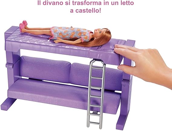 Barbie Dreamhouse, 3-Story House with 8 Rooms, Elevator and Pool with Slide