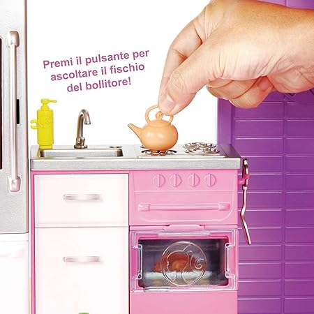 Barbie Dreamhouse, 3-Story House with 8 Rooms, Elevator and Pool with Slide