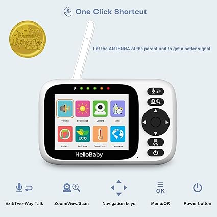3.2&quot; Video Baby Monitor