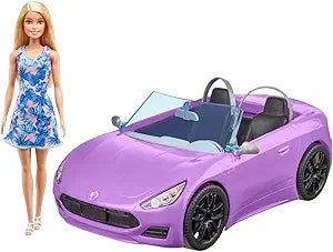 Barbie Car With Blond Doll