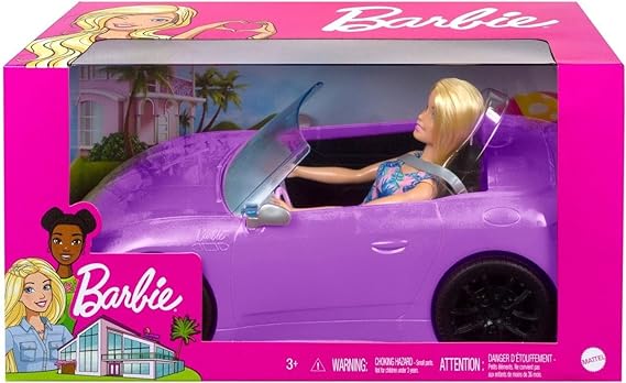 Barbie Car With Blond Doll