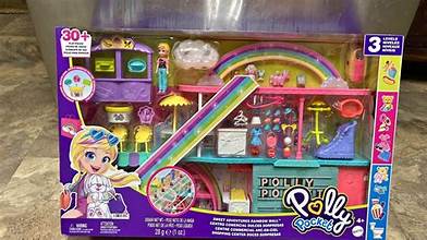 Polly Pocket Sweet Adventures Rainbow Mall