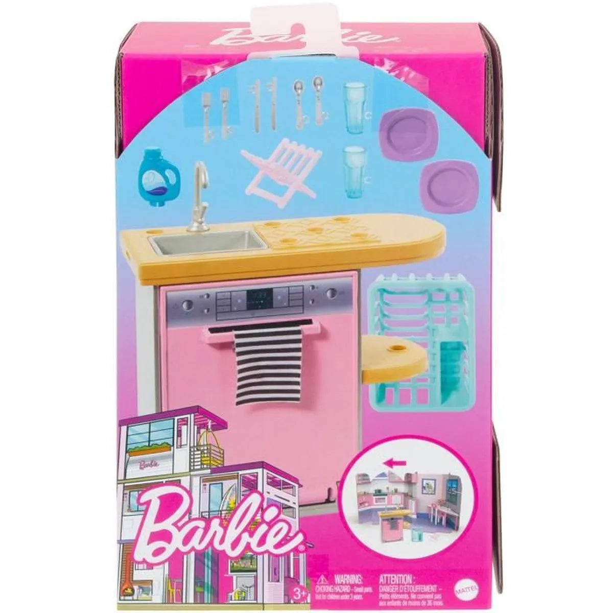 Barbie Kitchen Furniture Set For Dolls